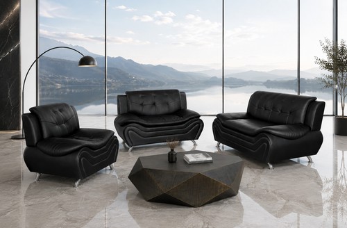 Price drop black leather - black,