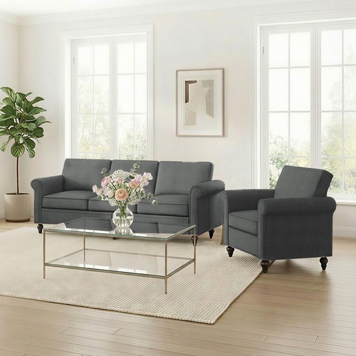 Linen piece sofa set - set,, 3