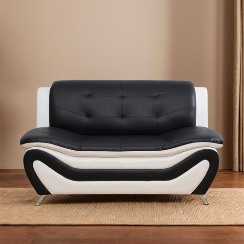 Black white leather - 60",