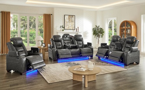 Luxury 3pc led power - led, recliner
