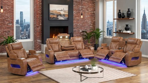 New led power recliner adj - new,