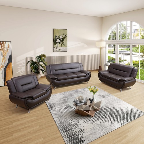 Brown breathable leather - brown,