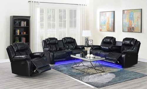 New led recliner sofa loveseat - led,