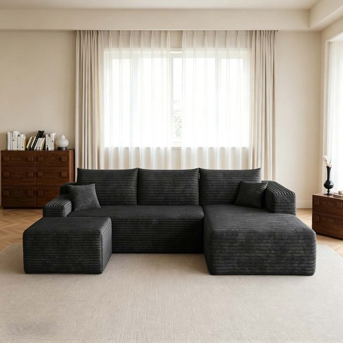 Shaped boneless couch - shaped,