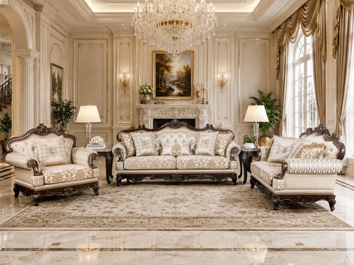 Classic 3pc sofa loveseat - classic,