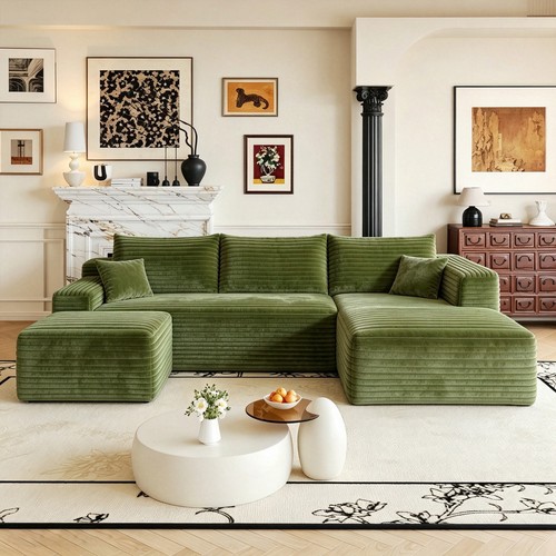 103 shaped boneless - 103", couch