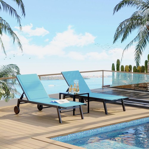 Outdoor lounge chairs pcs - chairs, 3